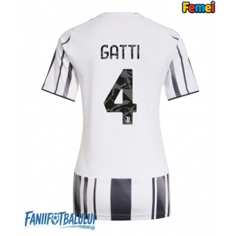 Juventus Federico Gatti #4 Tricou Fotbal Replică 2025-26 Femei Acasa